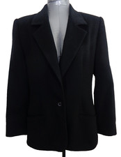 Marvin Richards 100% Cashmere J Percy Jacket Wm 12 USA Made VTG Blazer Old Money