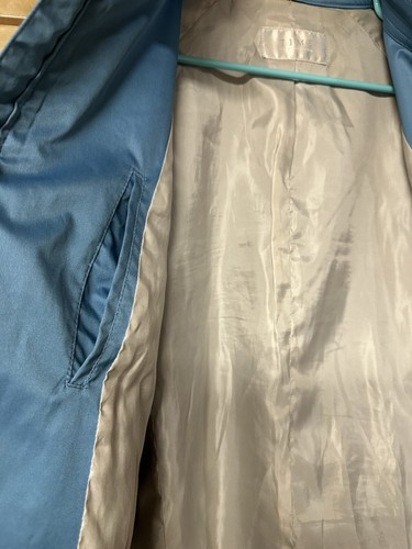 Time Post Modern Minimalist Soft Shell Windbreaker Jacket, Women’s Blue, Sz Lg - Picture 12 of 14