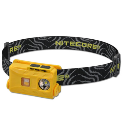 NITCORE NU25 360Lm Triple Output Rechargeable Headlamp (Yellow)