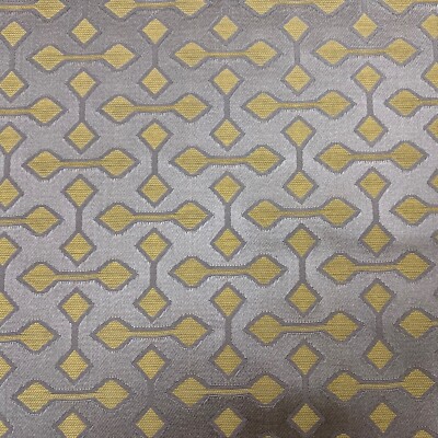 Deskey Art Deco Stoff Steingrau Ocker Vorhang Rollo Polster