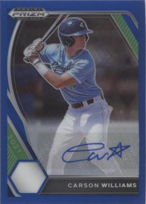 Blue Prizm Autographs