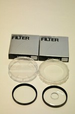 Pair of Toshiba 55mm filters. 4 pt. Cross screen  Softone. New