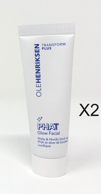 (PACK OF 2)OLE Henriksen  PHAT Glow Facial 0.5 oz Travel Size NWOB