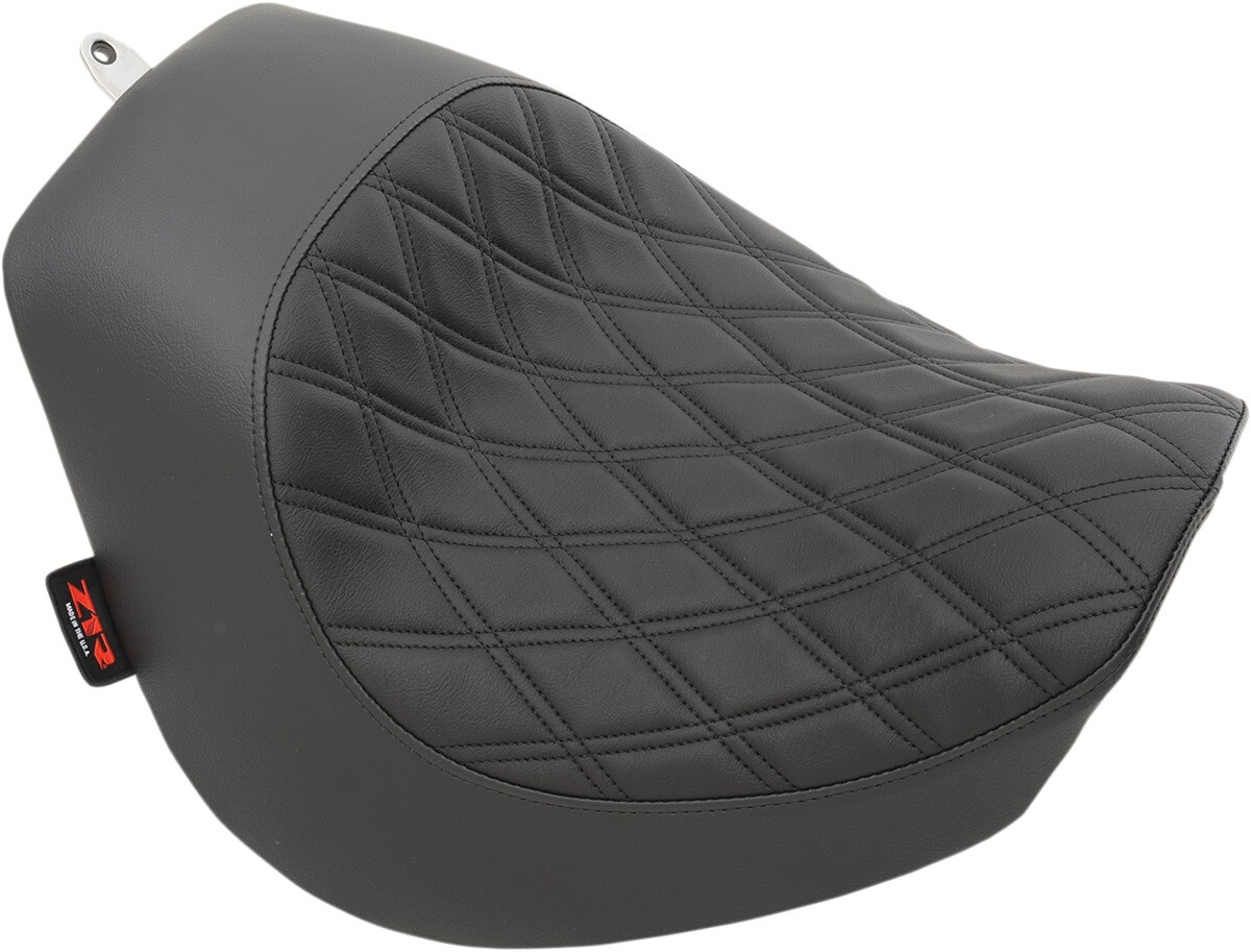 Double Diamond Vinyl Solo Seat Black Low Z1R 0810-1891