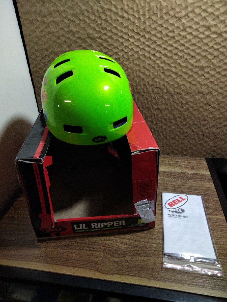 (取寄) ベル キッズ リル リッパー ヘルメット - キッズ Bell kids Lil Ripper Helmet - Kids' Monsters Gloss Green Bell Lil Ripper Cycling Helmet Universal Size Toddler Green
