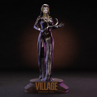 Bela Dimitrescu, Resident Evil, sexy Pin Up, Figur, 3D Druck, Torrida, UNBEMALT