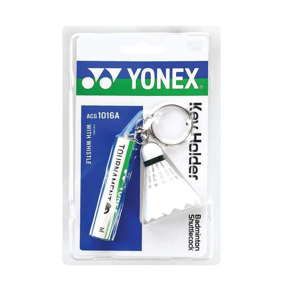 New Yonex ACG 1016 Badminton Shuttlecock Key Holder Keychain with Whistle