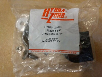 Hydra-Zorb Cushion Strut Clamps 100200-4-555 2'' OD Tube 304 SS 