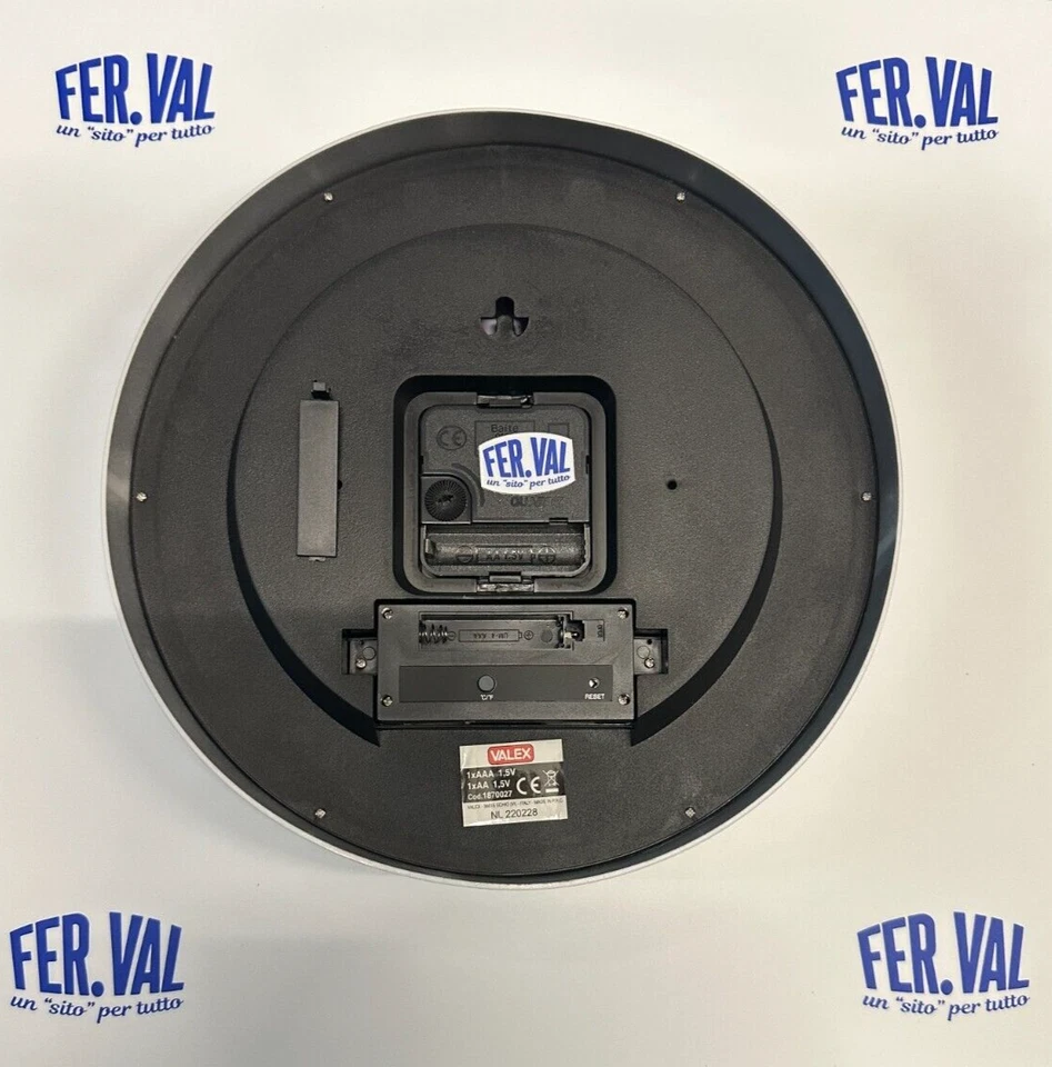 VALEX OROLOGIO DA PARETE CON IGROMETRO TERMOMETRO E METEO DIGITALI  1870027 - Immagine 4 di 4