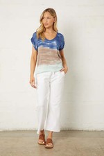 River + Sky Stargazer Tee in Conch Medium Made in the USA