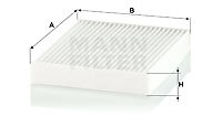 Mann-Filter CU 14 001 Filter, Innenraumluft FÜR Renault