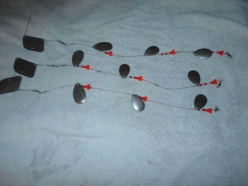 3 cowbells fish atractors 24" long crome eBay