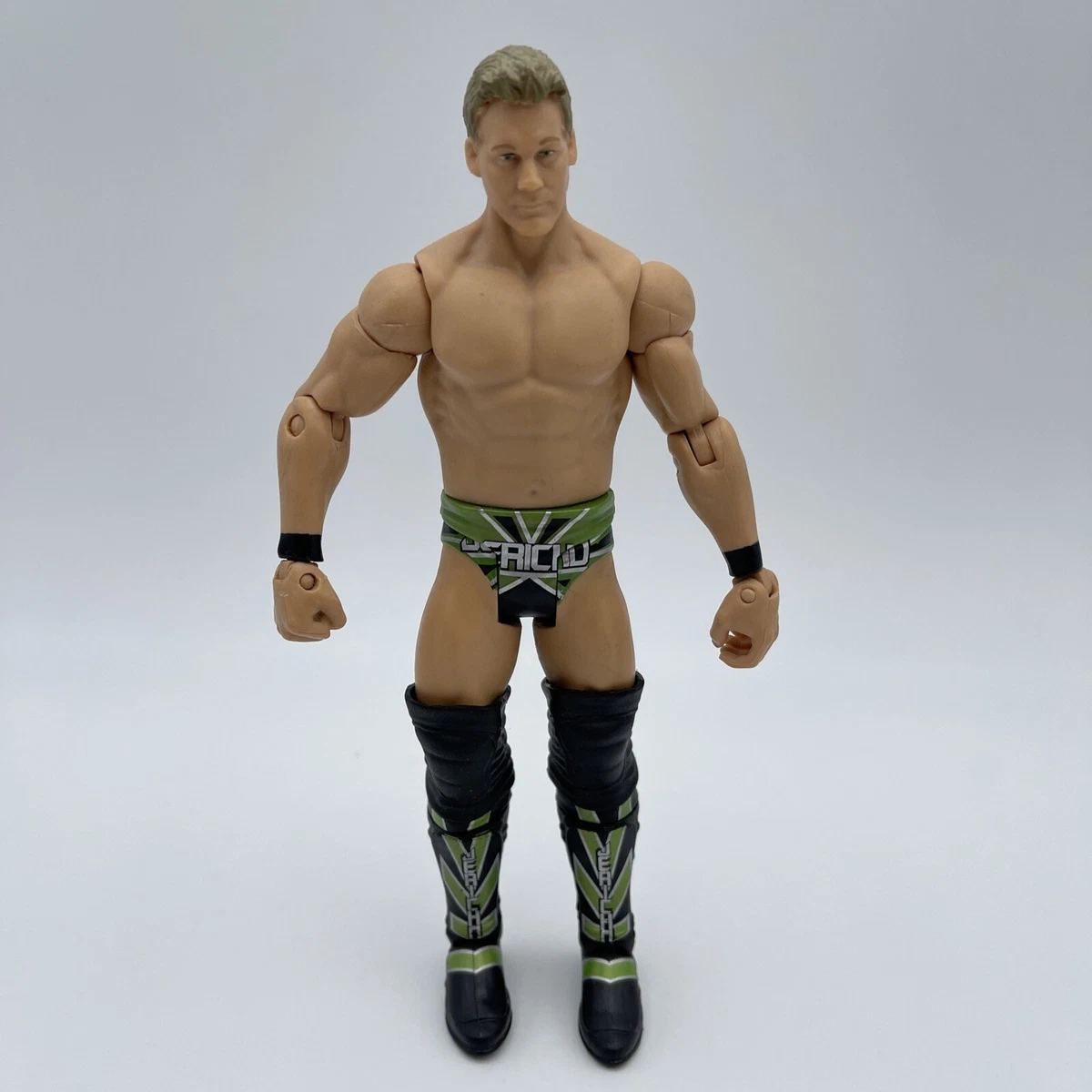 Figurine Articulée Mattel The Rock WWE - 18 Cm, Occasion En Très Bon état, Parfaite Pour Les Fans De Catch