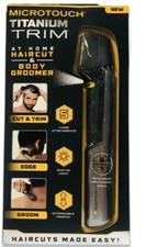 MICROTOUCH TITANIUM TRIM HOME HAIRCUT BODY GROOMER Built in Light BRAND NEW