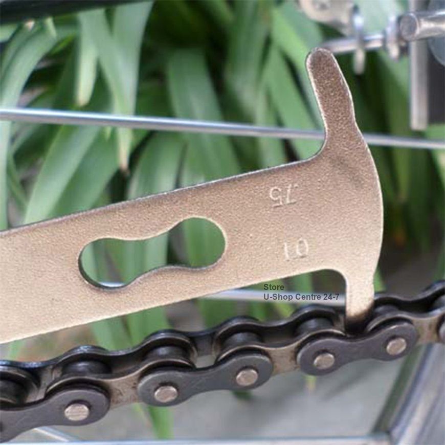Bicycle Bike Chain Checker Wear Indicator Measure Tool Gauge Repair