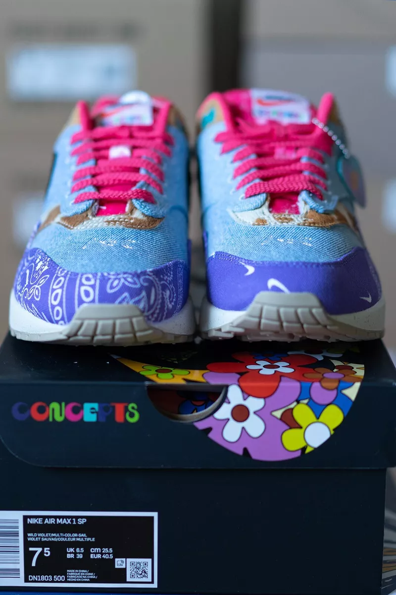 Nike Air Max 1 SP x Concepts Far Out Special Box DN1803-500 Mens Size 7.5