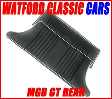 Mgb Gt Rear Seat Covers All Years - Black With White Piping Mgb Gt Rear Seat Covers All Years - Black With White Piping