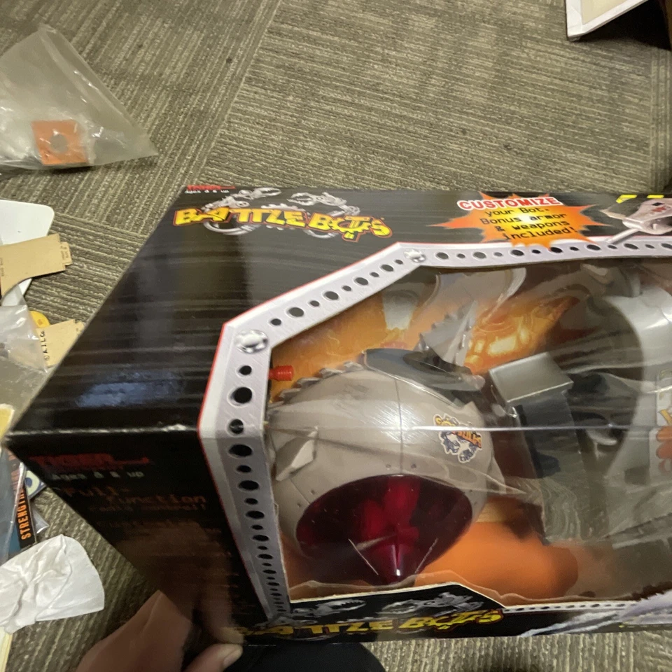 Hasbro Battle Bots Custom Series Rc Juego Set Tiger Electronics 2001 Dooall Nuevo de Lote Antiguo Foto 2 de 4
