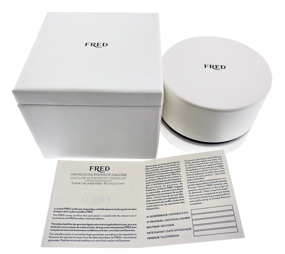 Anillo de cuarzo rosa Fred Paris Belle Rives en oro rosa de 18 k Foto 4 de 4