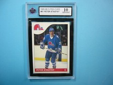 1985/86 O-PEE-CHEE NHL HOCKEY CARD #31 PETER STASTNY KSA 10 GEM MINT 85/86 OPC