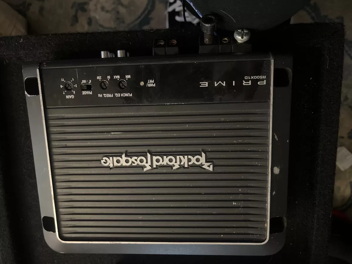 Rockford Fosgate R500X1D Prime Class-D Mono Amplifier