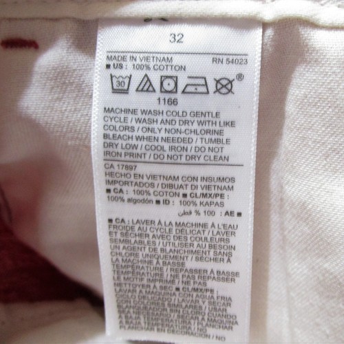 Old Navy Men's Shorts Bermuda Chino Ultimate Slim Fit Pink White Cotton 32 x 9.5 - Picture 16 of 23