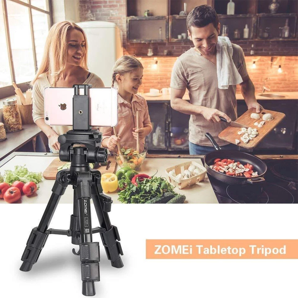 Table Portable Mini Tripod Flexible Stand Holder For DSLR Camera Phone ZOMEI - Image 2 of 4