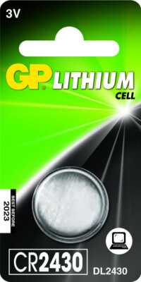 GP CR2430 Longer Lasting Power 3V Lithium