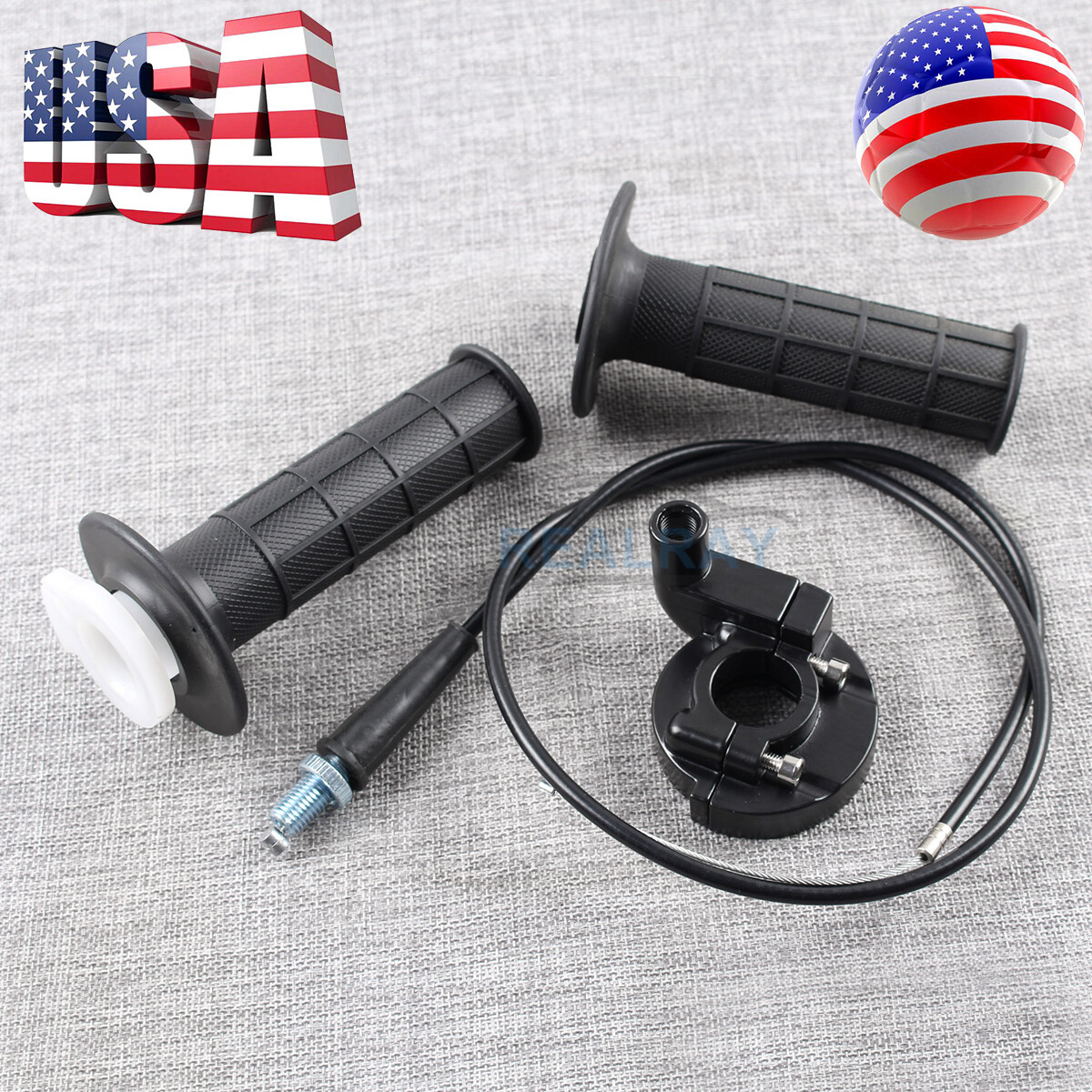 Throttle Cable Handle Bar Set Grip Casing For Honda C70 C200 CA175 CB125S CB350