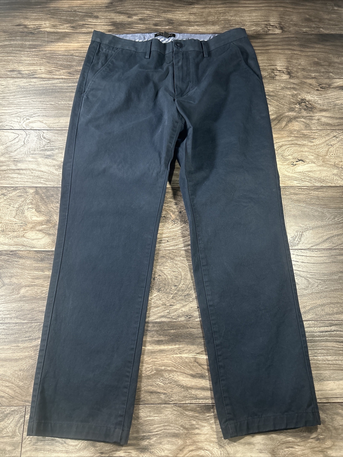 Banana Republic Kentfield Pants Men's 33X30 Navy Blue Straight Fit