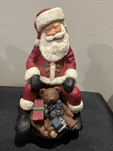 Decorative Holiday TNT 550 Santa Clause Figurine - 6” W X 5.5” Tall - 第 1/14 張圖片