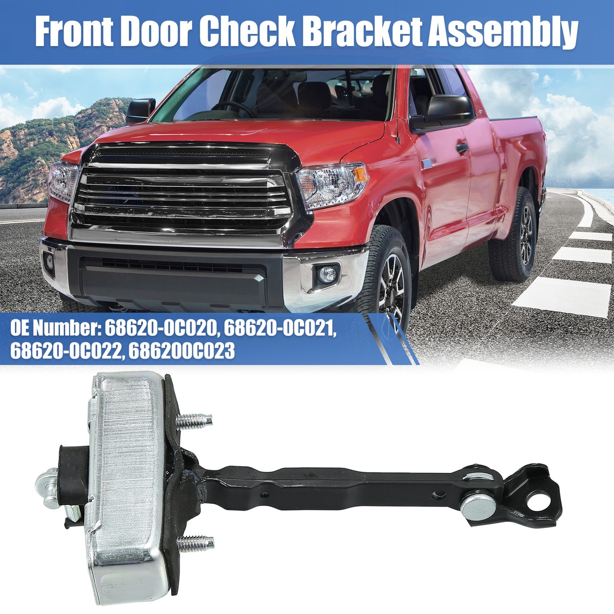 Front Door Check Stop Strap Stooper 68620-0C021 for Toyota Tundra