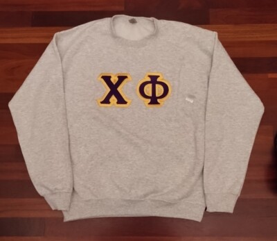 Chi Phi Greek Fraternity Gildan Sweatshirt Collegian Affinity License Product, M