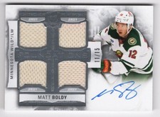 2022-23 The Cup Rookie Foundations Quad Jersey Autograph #F-MB Matt Boldy 11/15