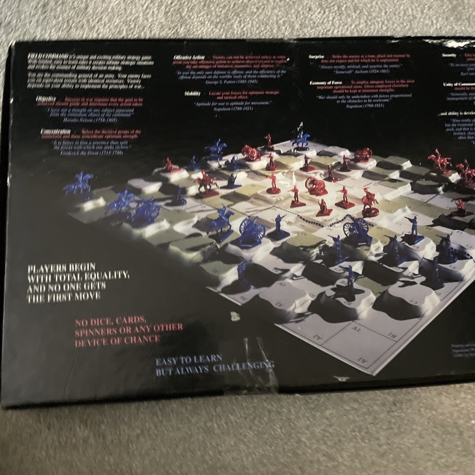 Vintage FIELD COMMAND Military Strategy Board Game Napoleonic War 100