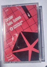 Chrysler Audio Systems Cassette Mopar Tape New Sealed Vintage Various Artists Chrysler Audio Systems Cassette Mopar Tape New Sealed Vintage Various Artists