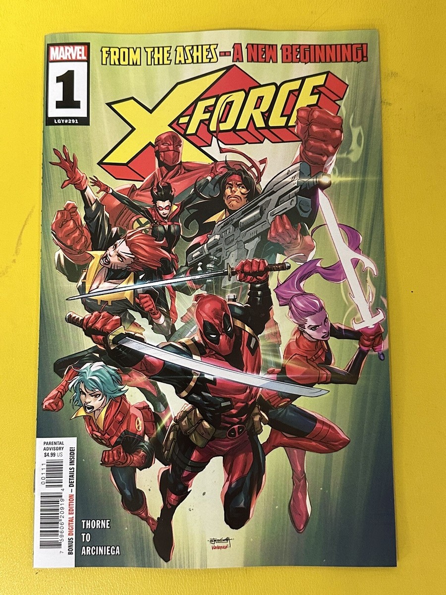 X-Force #1 From The Ashes Marvel comics 2024 Segovia Bagged