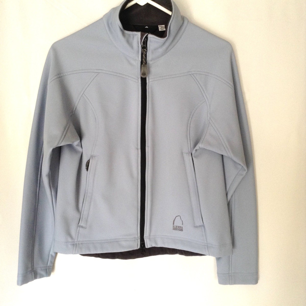 Sierra Designs Nylon Softshell Jacket Size S Fleece Lined Pockets