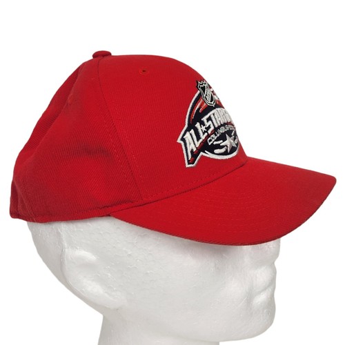 Cappello Berretto Reebok NHL Blu Giacche Columbus All Star Game 2015 Regolabile Rosso - Foto 4 di 11