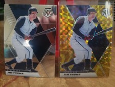 2021 Panini Mosaic - Jim Thome Reactive Yellow Prizm (#155) Indians🔥+Base