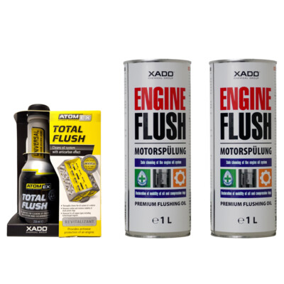 Xado Engine Cleansing Set - TotalFlush Engine Flush and 2 Litres ...