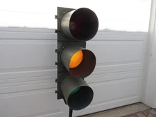 Vintage Econolite Traffic Signal With 18" Stand 1950s See Description and Photos