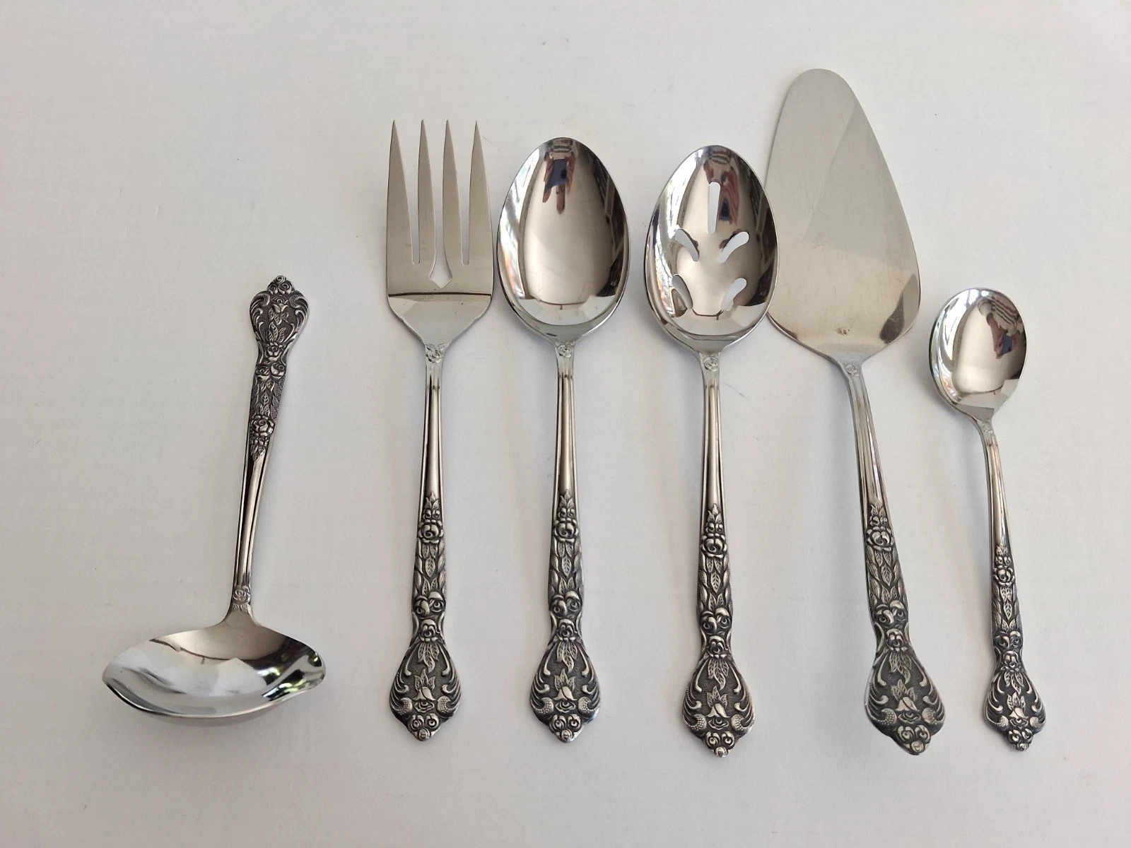 6pc MSI Versailles Hostess Serving Spoons Fork Ladle Pastry Server
Opens in a new window or tab
