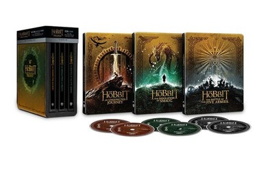 Lo Hobbit Trilogy Steelbook (4K Ultra-HD) (6 Blu-Ra (4K UHD Blu-ray) (UK IMPORT)