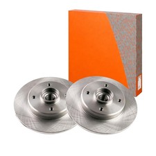 2X DR!VE+ BREMSSCHEIBEN HINTEN 248,6mm VOLL PASSEND FÜR CITROËN C3 C4 DS3 DS DS