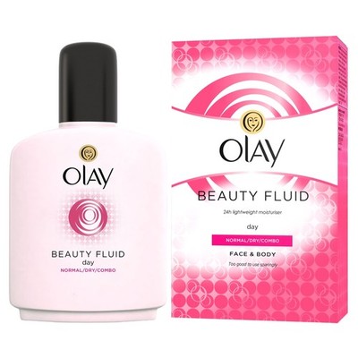Olay Beauty Fluid Gesichts- und Körperfeuchtigkeitspflege, 100 ml (1er Pack) 