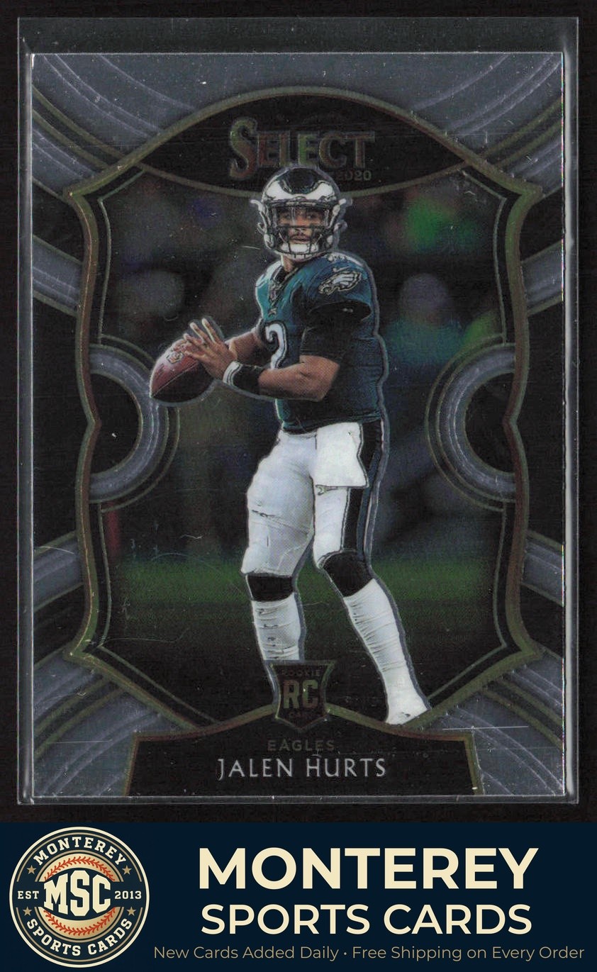 Jalen Hurts 2020 Panini Select RC #50 Philadelphia Eagles
