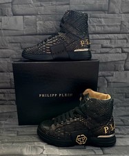 PHILIPP PLEIN HI-TOP SNEAKERS MONEY KICK$ PYT...