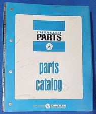 1965 Chrysler Plymouth Dodge Dealer Parts Catalog Mopar With Binder
