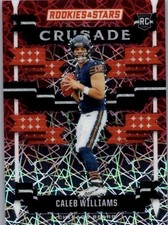 2024 Rookies & Stars - Red Crusade Longevity Lazer - Caleb Williams (RC) Bears